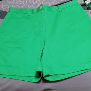 Ralf Lauren green shorts.